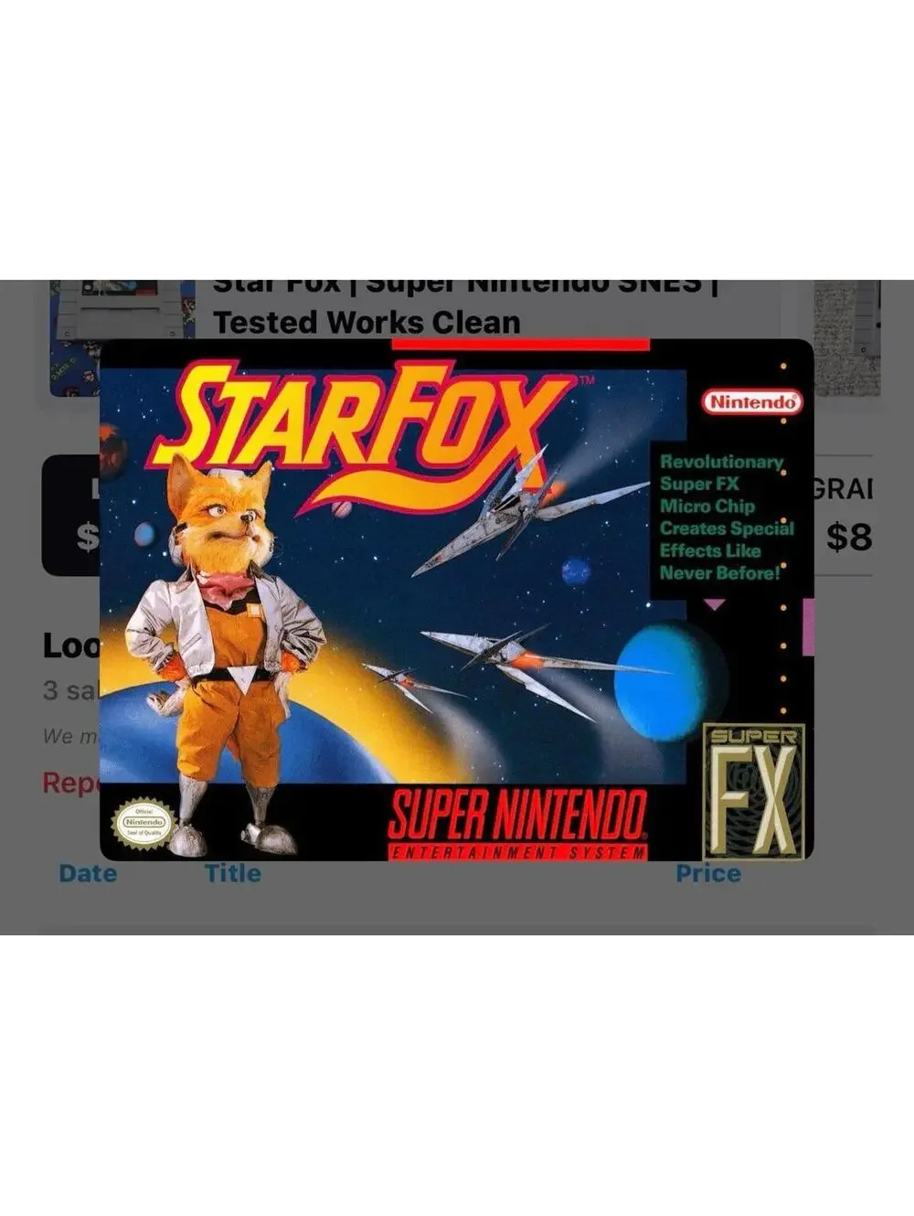 Star Fox for Super Nintendo